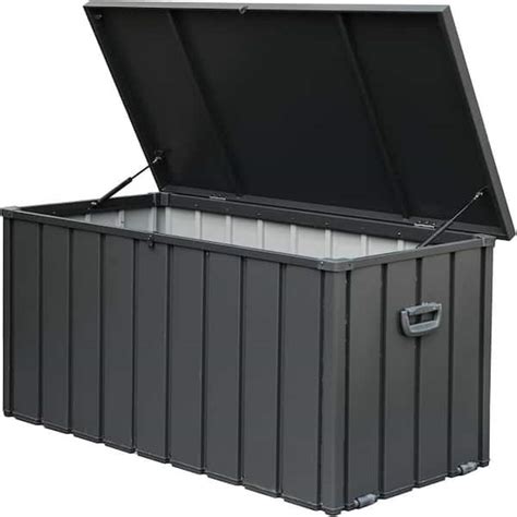 lockable metal deck box